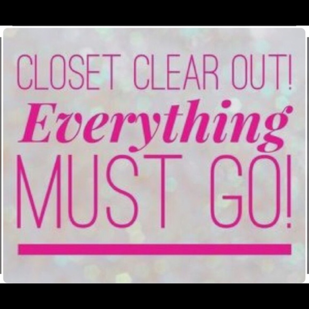 Closet clear out